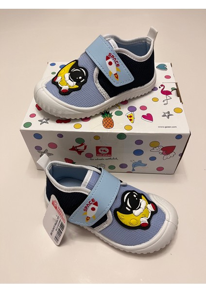 Erkek Keten,çocuk Hafif ,yumuşak ve Kaymaz Taban Panduf Ev Kreş Ayakkabısı Uzay Model modelleri