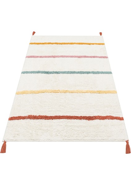 Candy Baby 01 %100 Pamuk Naturel Malzeme ile Üretilmiş Kaymaz Bebek Çocuk Halısı fırsatları