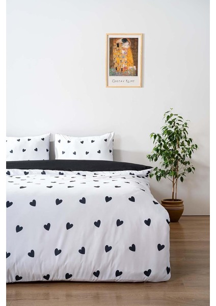 Mini Kalpler Çift Kişilik Nevresim Takımı