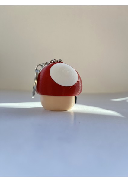 - Mario Mantarı Click Anahtarlık – Nostaljik Fidget Toy, 3D Baskı, Koleksiyonluk Mini Figür modelleri