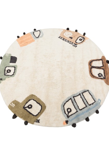Candy Baby 15 %100 Pamuk Naturel Malzeme ile Üretilmiş Kaymaz Bebek Çocuk Halısı indirimleri