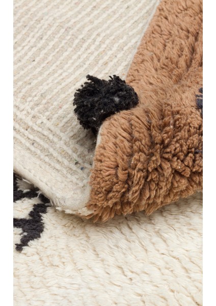 Candy Baby 15 %100 Pamuk Naturel Malzeme ile Üretilmiş Kaymaz Bebek Çocuk Halısı