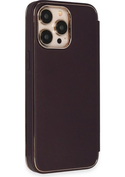 Ieg iPhone 14 Pro Kılıf Dolpin Kapaklı - Derin Mor fırsatları