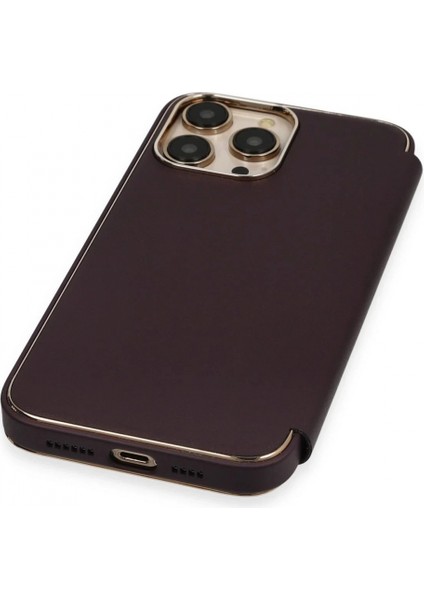 Ieg iPhone 14 Pro Kılıf Dolpin Kapaklı - Derin Mor indirimleri