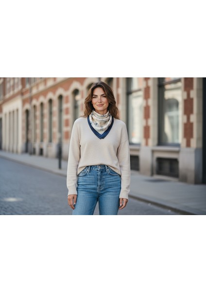 Göz Desenli Fular 50 x 50 fiyatları