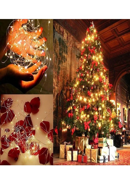Ev Balkon ve Parti Için 10 Metre USB Li Gün Işığı Peri LED Yılbaşı Süsü Işık indirimleri