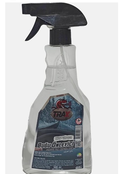 Trax Araç Oto Cam Buğu Önleyici Sprey Buğu Giderici 500 ml