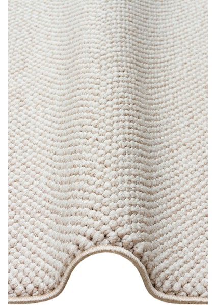 Budva Plaın Beıge Yumuşak Bukle Dokulu Hav Toz Vermeyen Kesme Yolluk, Koridor, Mutfak,salon Halısı modelleri