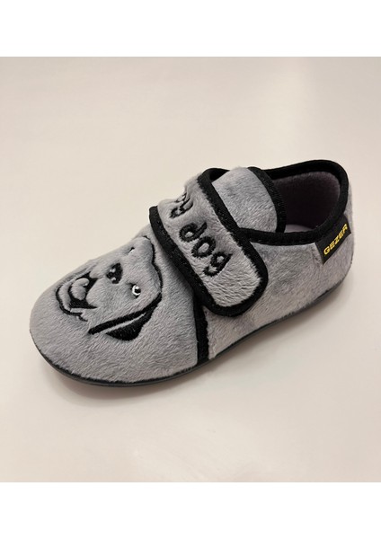 Erkek Çocuk Kışlık Çok Hafif ,yumuşak ve Kaymaz Taban Panduf Ev Kreş Ayakkabısı Happy Dog Model fırsatları