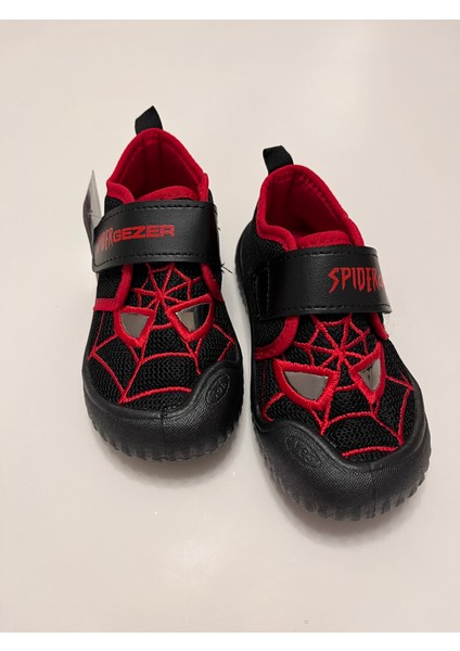 Erkek Çocuk Keten,hafif ,yumuşak ve Kaymaz Taban Panduf Ev Kreş Ayakkabısı Spider Man Model