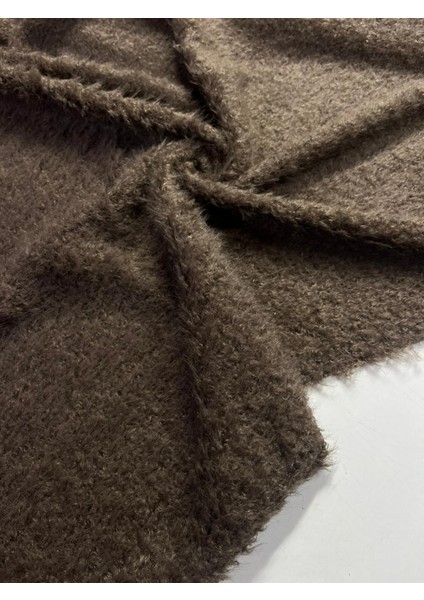 Kahve Rengi Buklet Tüğ Teddy Peluş Kumaş Kaban Ceket Mont Yelek Giyim modelleri