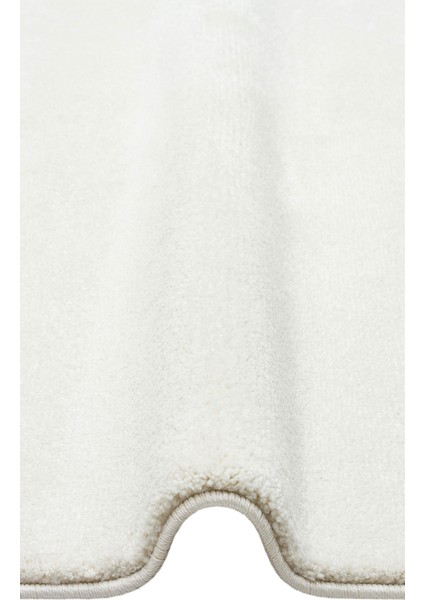 Bakü Plaın Whıte Hav Toz Vermeyen Yumuşak Dokulu Sade Tek Renk Modern Halı modelleri