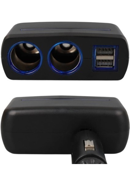 12 24V 2 USB Li Hızlı Araç Şarj Aleti Cihazı 120W 2'li Çakmaklık Çoklayıcı Çoğaltıcı Cihazı fiyatları