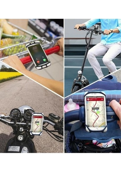Kauçuk Motosiklet Mobilet Motor Bisiklet Scooter Gidon Uyumlu Cep Telefonu Tutacağı Tutucu Standı fiyatları