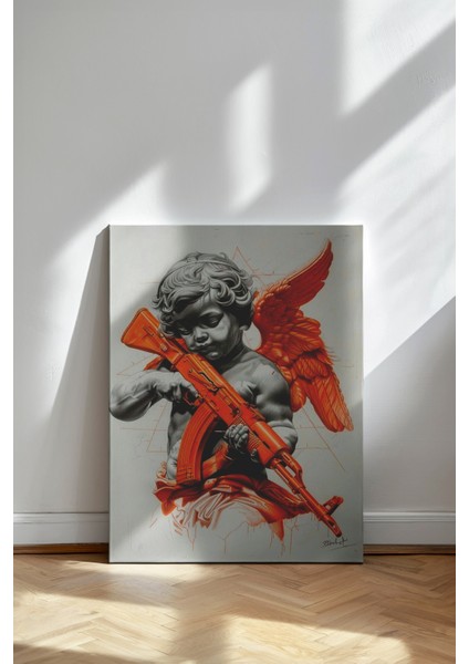 Eros: Yeni Oklar - Kanvas Tablo - Pop Art Street Art Modern Duvar Dekoru fiyatları