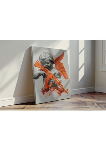 Eros: Yeni Oklar - Kanvas Tablo - Pop Art Street Art Modern Duvar Dekoru fırsatları