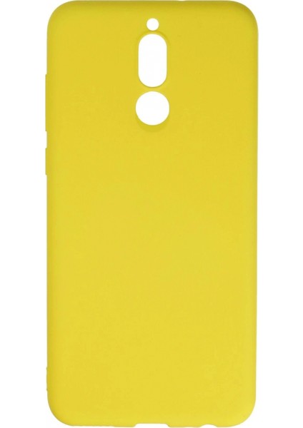 Ieg Huawei Mate 10 Lite Kılıf Nano Içi Kadife Silikon - Sarı