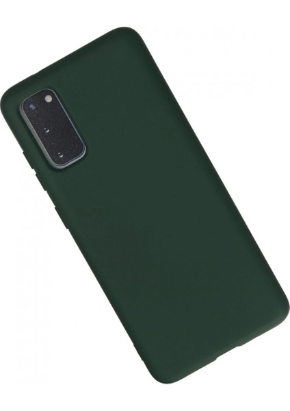 Ieg Samsung Galaxy S20 Kılıf Nano Içi Kadife Silikon - Koyu Yeşil fiyatları