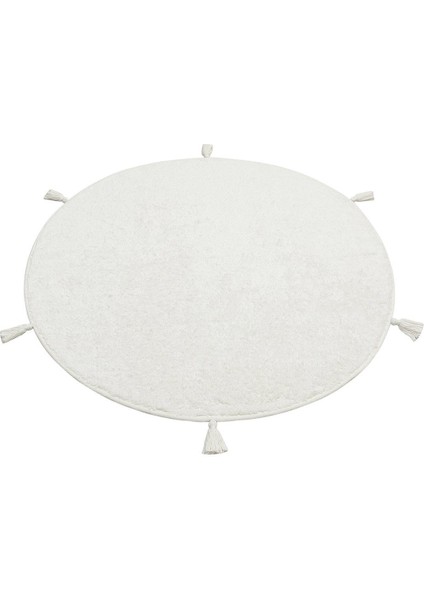 Candy Baby Plaın Whıte %100 Pamuk Naturel Malzeme ile Üretilmiş Kaymaz Bebek Çocuk Halısı fiyatları