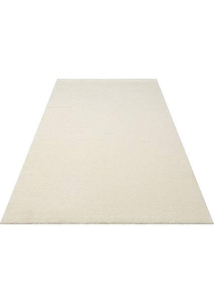 Bakü Plaın Whıte Hav Toz Vermeyen Yumuşak Dokulu Sade Tek Renk Modern Halı