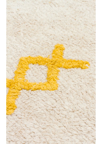 Candy Baby 12 %100 Pamuk Naturel Malzeme ile Üretilmiş Kaymaz Bebek Çocuk Halısı fırsatları