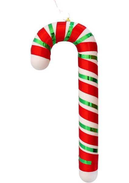 Yılbaşı Dekor Büyük Baston Şeker Strafor Süs 35 cm fiyatları