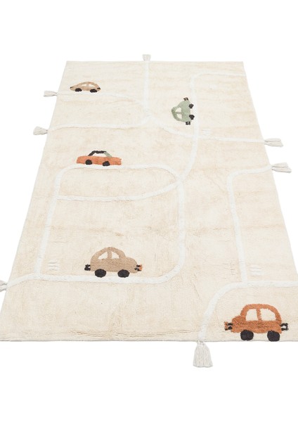 Candy Baby 09 %100 Pamuk Naturel Malzeme ile Üretilmiş Kaymaz Bebek Çocuk Halısı indirimleri