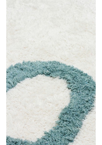 Candy Baby 02 %100 Pamuk Naturel Malzeme ile Üretilmiş Kaymaz Bebek Çocuk Halısı fırsatları