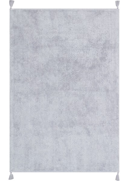 Candy Baby Plaın Grey %100 Pamuk Naturel Malzeme ile Üretilmiş Kaymaz Bebek Çocuk Halısı