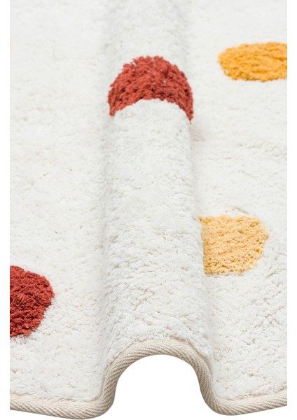 Candy Baby 06 %100 Pamuk Naturel Malzeme ile Üretilmiş Kaymaz Bebek Çocuk Halısı modelleri