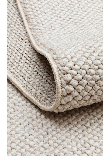 Budva Plaın Beıge Yumuşak Bukle Dokulu Hav Toz Vermeyen Kesme Yolluk, Koridor, Mutfak,salon Halısı