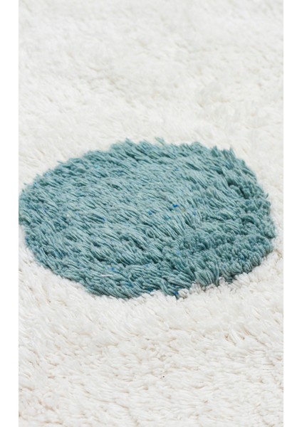 Candy Baby 06 %100 Pamuk Naturel Malzeme ile Üretilmiş Kaymaz Bebek Çocuk Halısı fırsatları