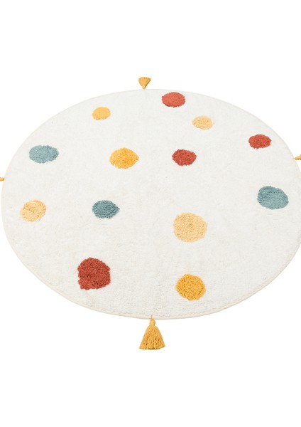 Candy Baby 06 %100 Pamuk Naturel Malzeme ile Üretilmiş Kaymaz Bebek Çocuk Halısı indirimleri