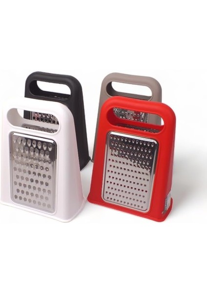 Paslanmaz Çelik Çift Taraflı Rende, Yer Kaplamayan Çift Taraflı Pratik Rende, Paslanmaz Çift Taraflı Rende, Dayanıklı Çelik Rende (Asorti)