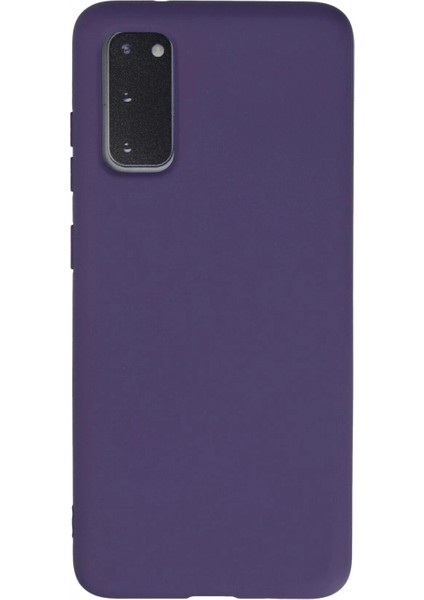 Ieg Samsung Galaxy S20 Kılıf Nano Içi Kadife Silikon - Mor