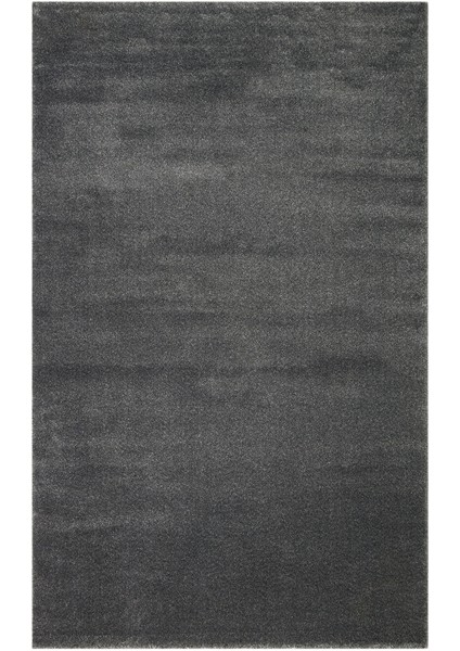 Bakü Plaın Antrasıt Hav Toz Vermeyen Yumuşak Dokulu Sade Tek Renk Modern Halı