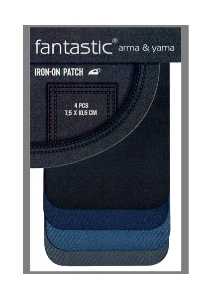 Paket Ütü ile Yapışan Kumaş Dokuma Patch Giysi & Kıyafetler Için (4 Renk) Yama Uygulama fiyatları