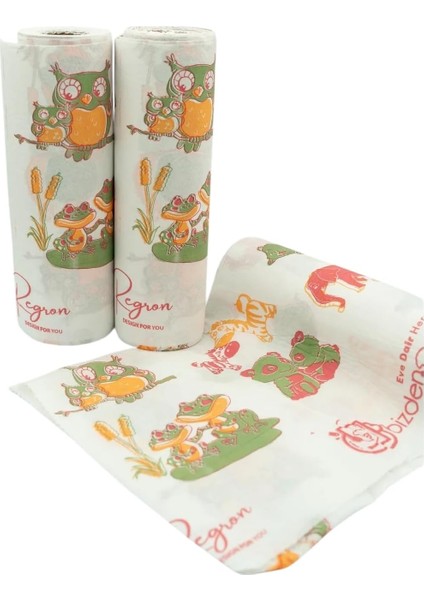 Kullanımlık Pratik Masa Aktivite Kullan At Piknik Kamp Örtüsü 100X120 Koala Desen 3'lü Rulo