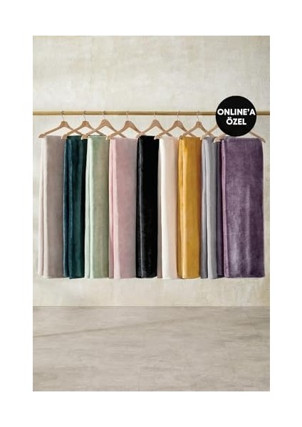 Olenna Tv Battaniyesi 140X190 Kül Moru modelleri