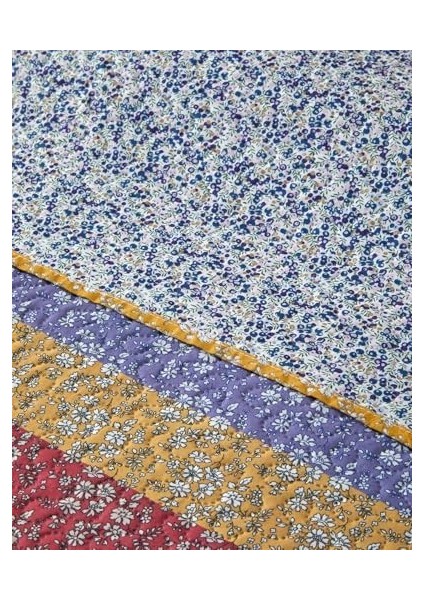 Log Cabin Patchwork Size Çok Amaçlı Örtü Pembe fiyatları