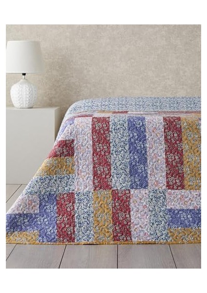 Log Cabin Patchwork Size Çok Amaçlı Örtü Pembe modelleri