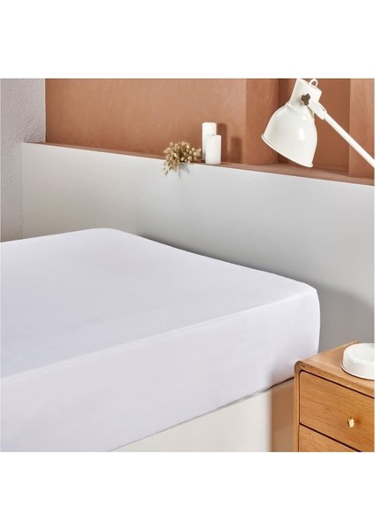 Çift Kişilik Yatak Alezi Beyaz