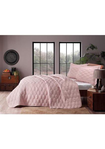 Yatak Örtüsü Seti Marissa Tek Kişilik Pudra