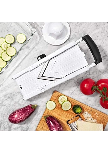 Good Grips Paslanmaz Çelik V-Bıçaklı Sebze Dilimleyicisi/mutfak Rendesi modelleri