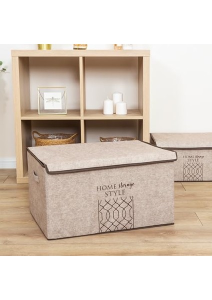Kapısı Keçe Çok Amaçlı Kapaklı Düzenleyici Kutu (, Bej) modelleri