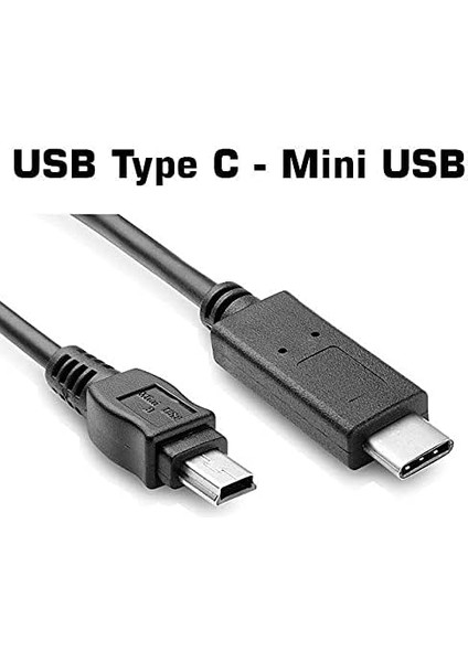Type-C Mini USB Kablo 0.3 Metre Typec 5 Pin Kablo fiyatları