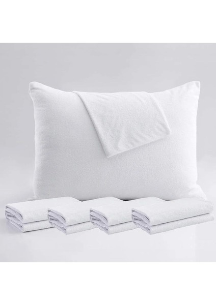 2'li Su Geçirmez Yastık Alezi – Fermuarlı 50×70 cm Yastık Kılıfı, Suya ve Toza Dayanıklı, Yıkanabilir Havlu Yastık, Hipoalerjenik Yastık Alezi