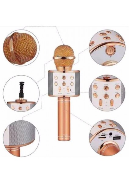 Ieg Karaoke Mikrofon Dahili Hoparlörlü Sd-Usb-Aux Girişli Bluetooth Hoparlör indirimleri