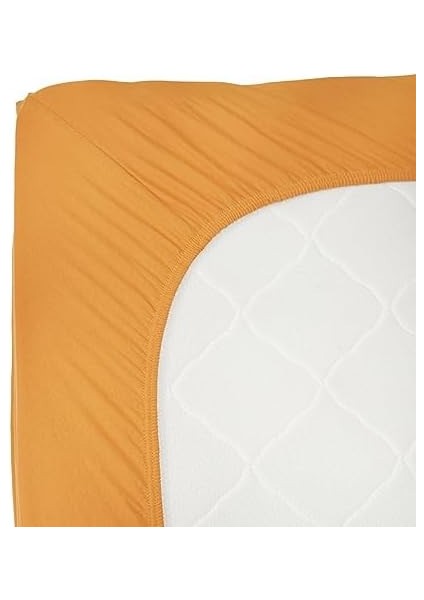Penye Fitted Çarşaf Çift Kişilik Orange 160X200+30 fiyatları