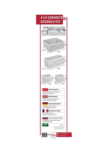 Çekmece Düzenleyici fiyatları